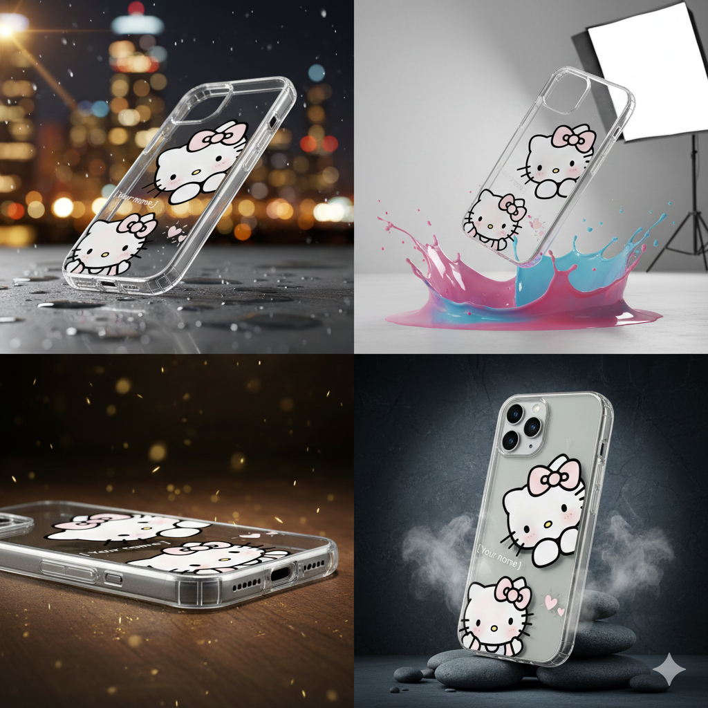 Hello Kitty Transparent Case