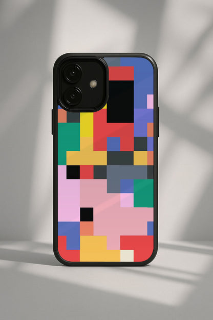 Geometric Blocks Phone Case