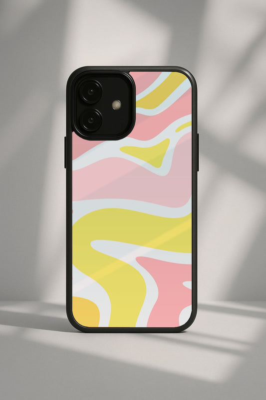 Retro Swirls Soft Hues Phone Case