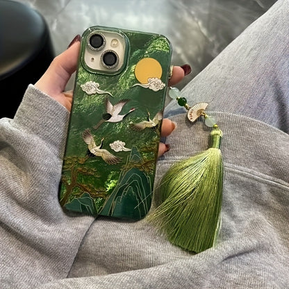 Premium Green 3D Printed Designer Phone Case | Shockproof Protective Mobile Cover with Stylish Pattern