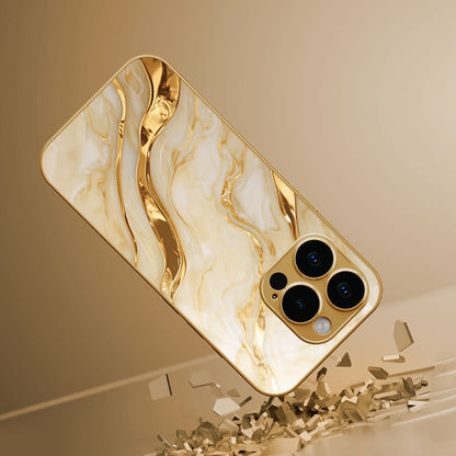 Premium Golden Marble Mobile Cover