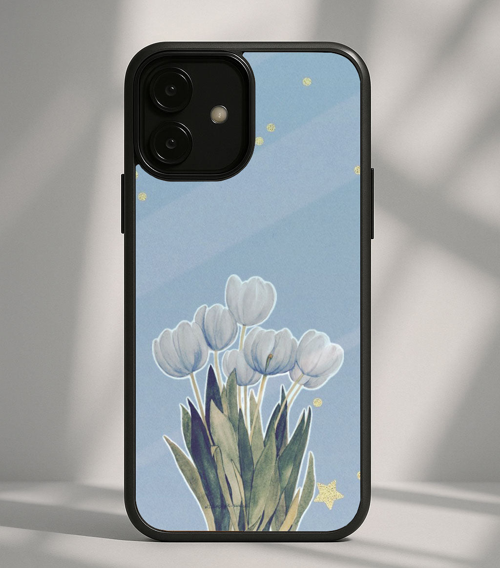🌿 Tulip Whisper – Elegant Floral Phone Case