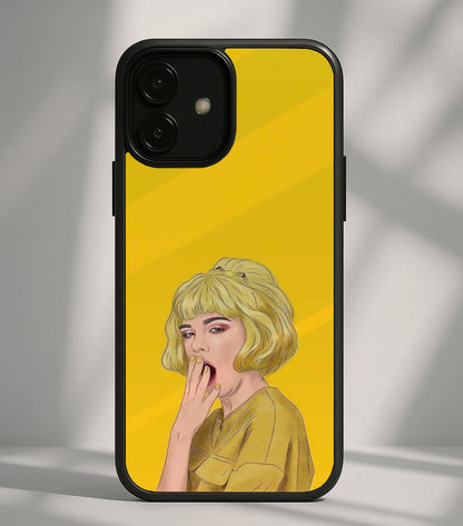 Lazy Mood Vibes – Pop Art Aesthetic Phone Case