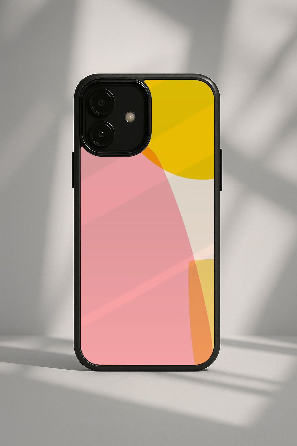 Color Block Curve Phone Case