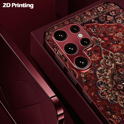 Luxury Persian Carpet Design 2D Printed Glass Back Phone Case
