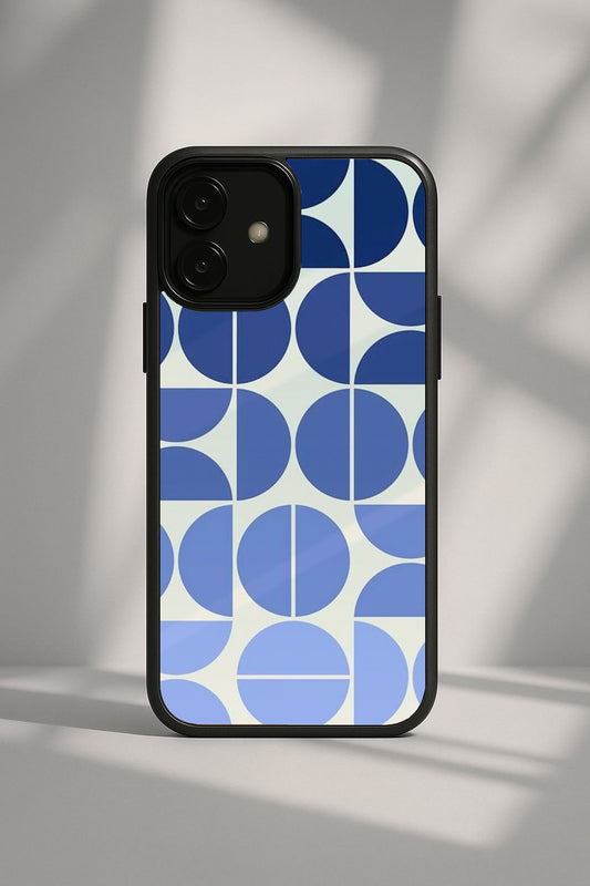 Sapphire Half-Circle Grid Case