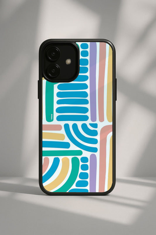 Queed Doodle Stripe Case