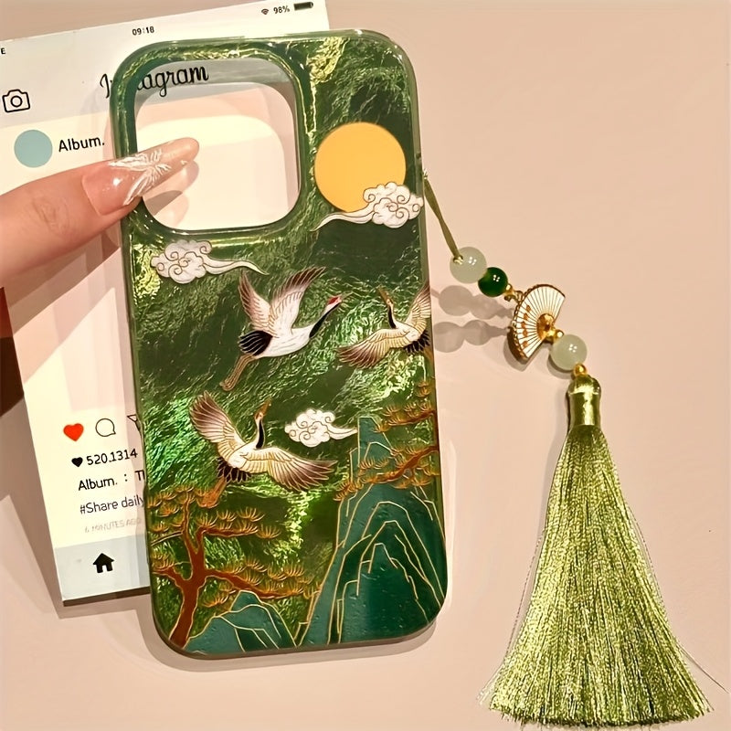 Premium Green 3D Printed Designer Phone Case | Shockproof Protective Mobile Cover with Stylish Pattern