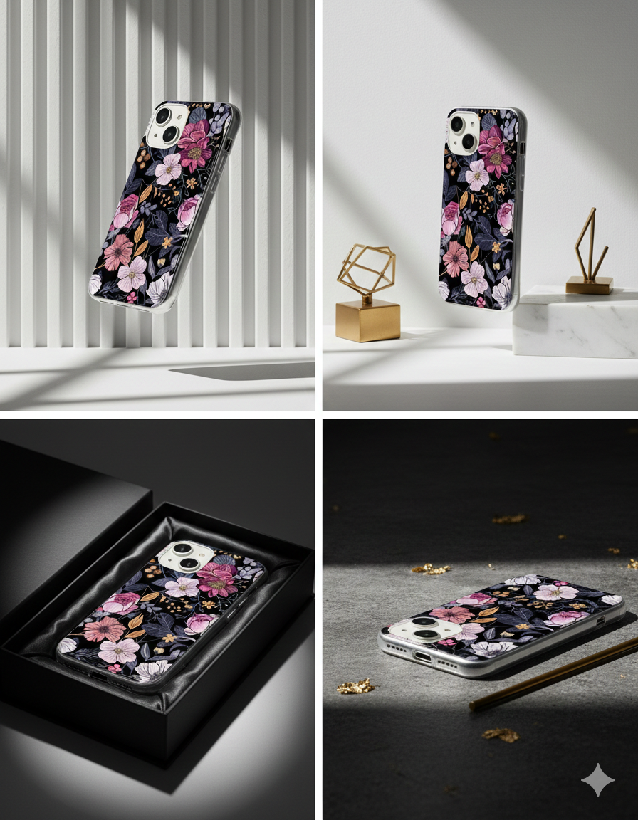 Midnight Bloom Garden Case