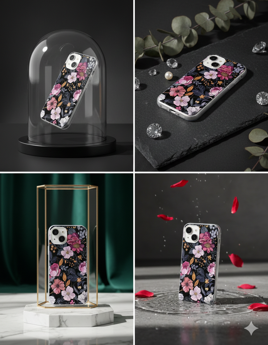 Midnight Bloom Garden Case