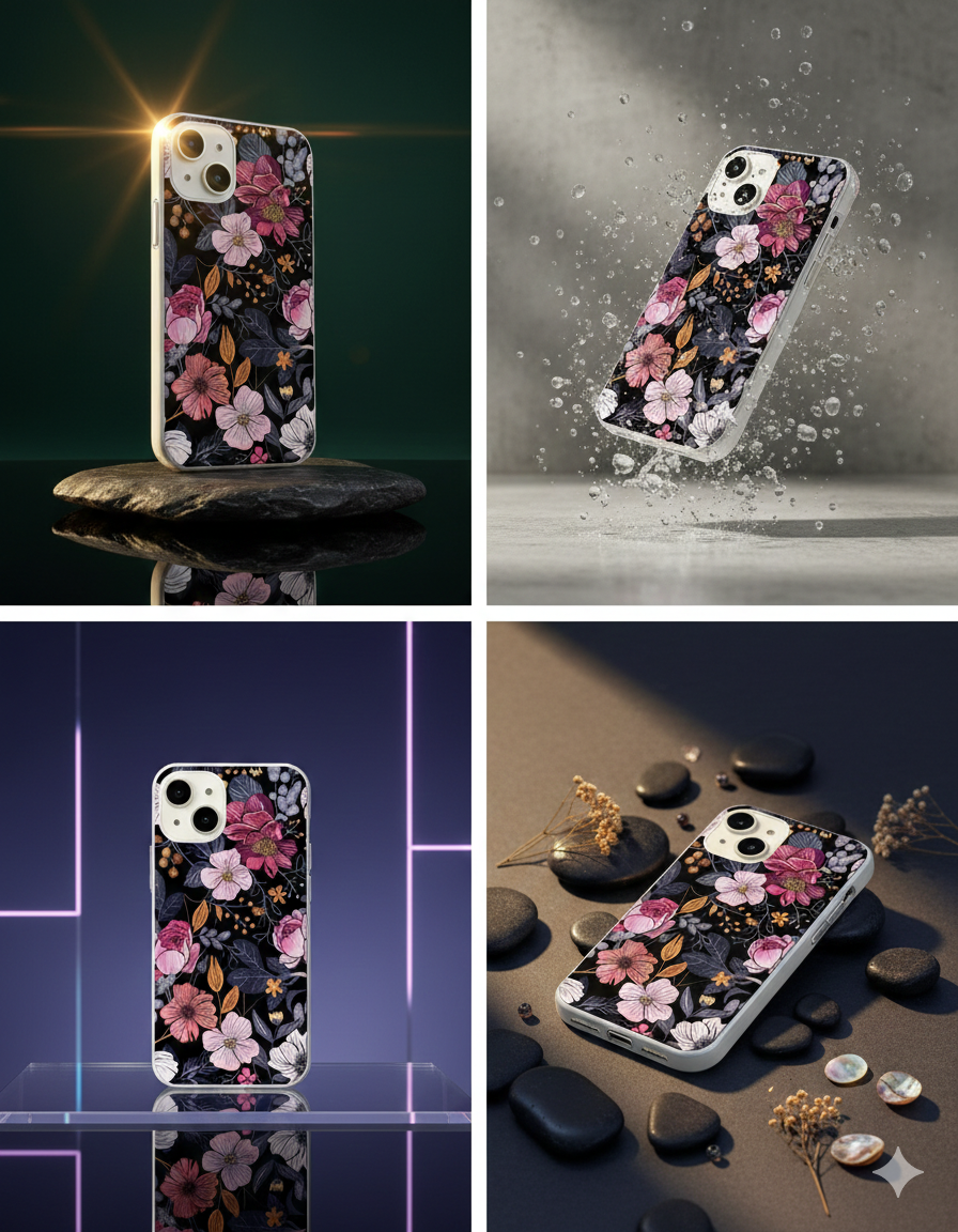 Midnight Bloom Garden Case