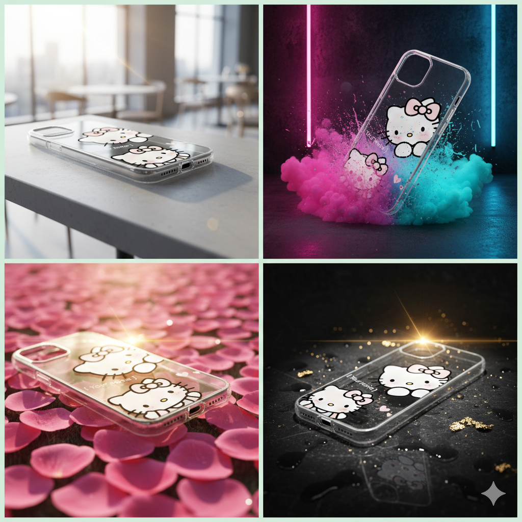 Hello Kitty Transparent Case