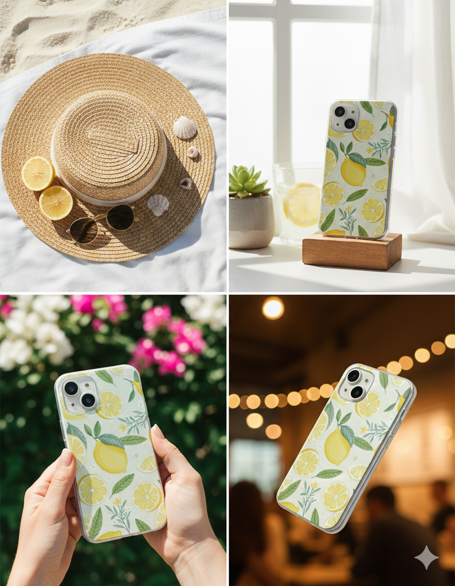 Zesty Lemon Garden Case