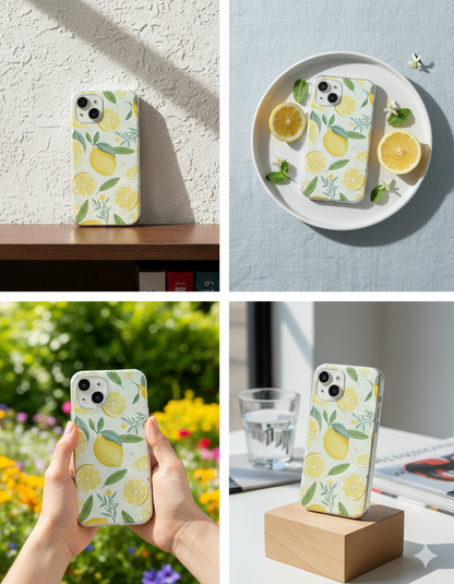 Zesty Lemon Garden Case