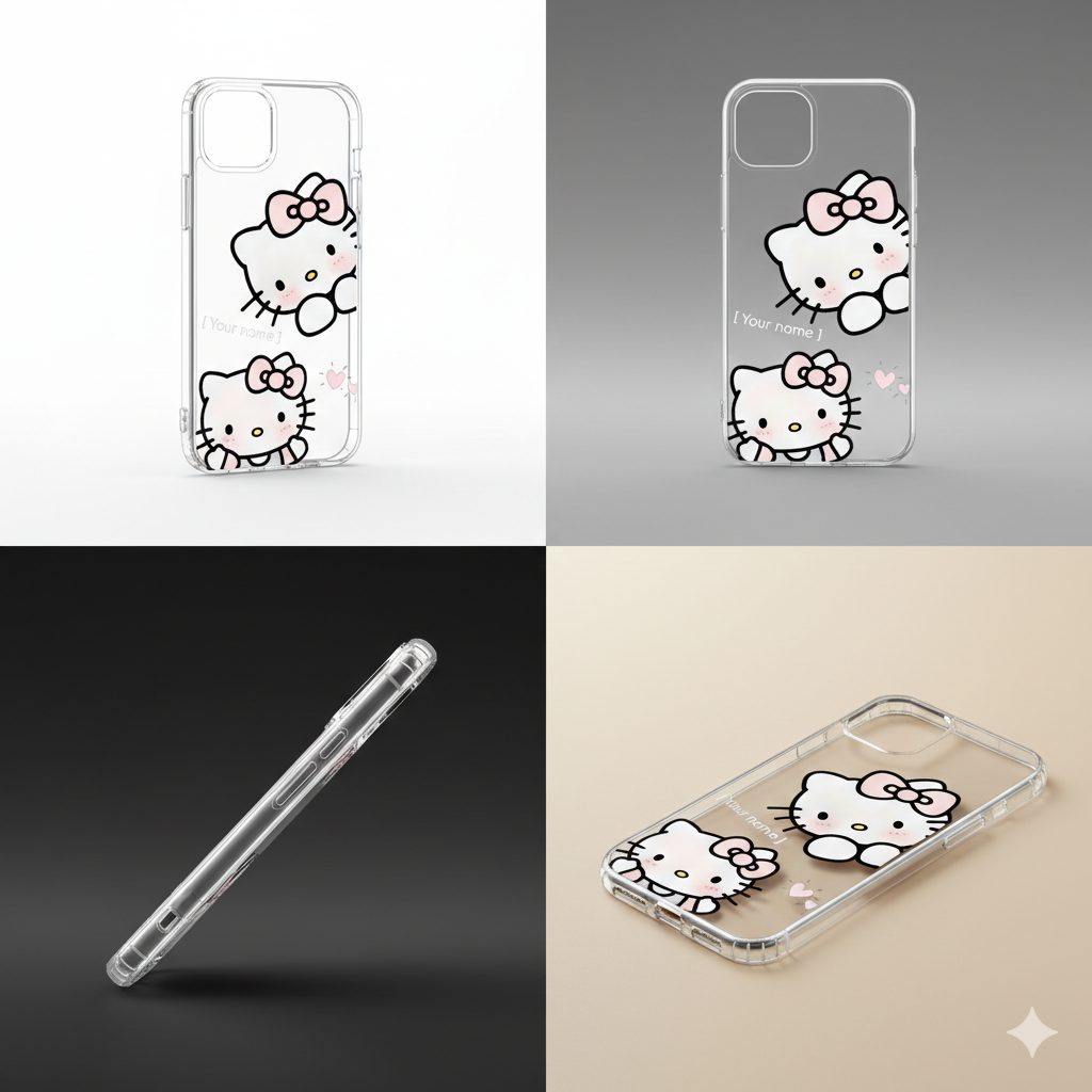 Hello Kitty Transparent Case
