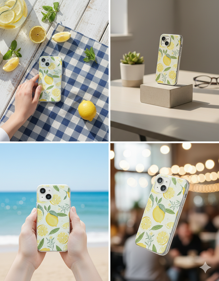 Zesty Lemon Garden Case