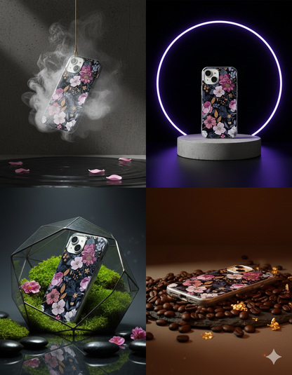 Midnight Bloom Garden Case