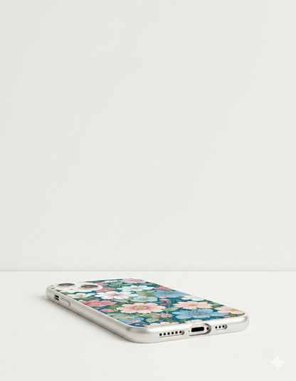 Teal Blossom Garden Case