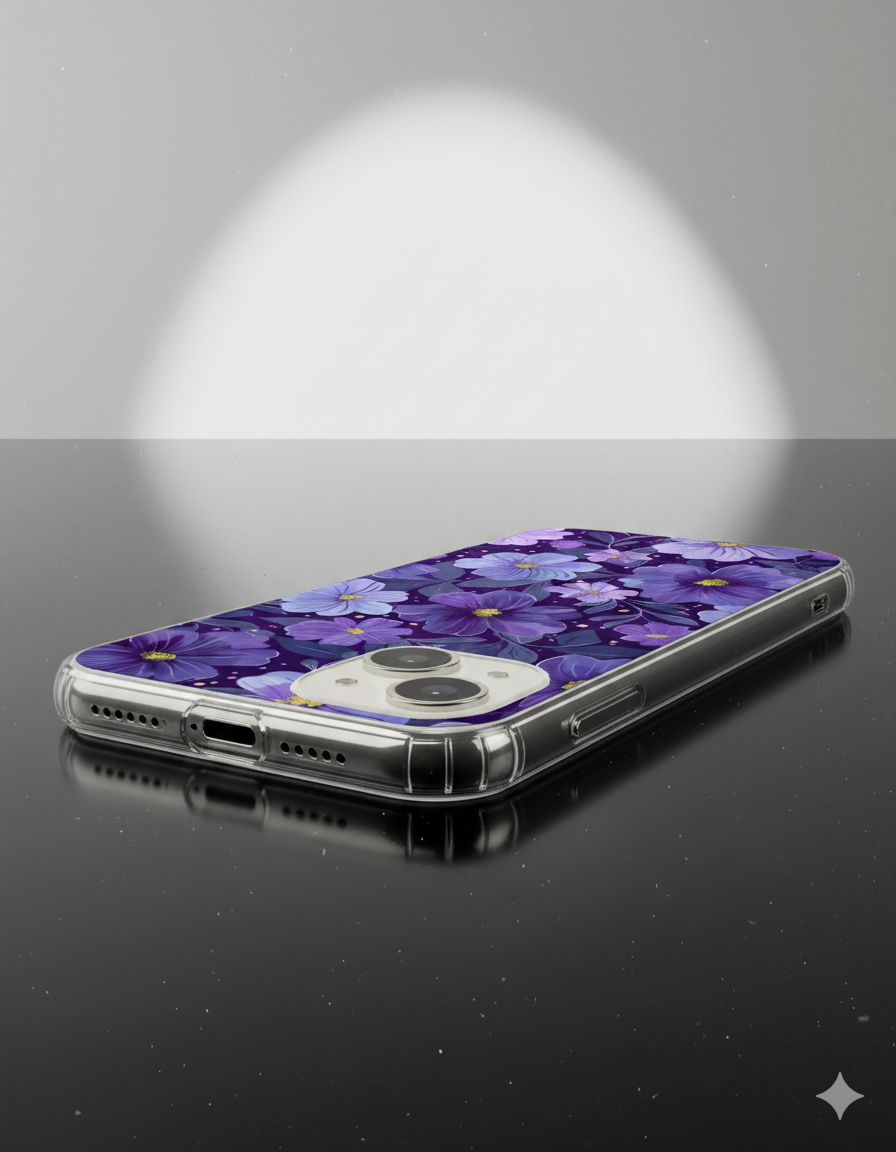 Violet Dusk Floral Case