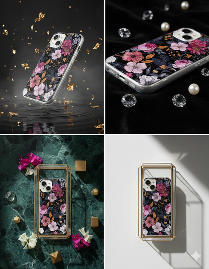 Midnight Bloom Garden Case