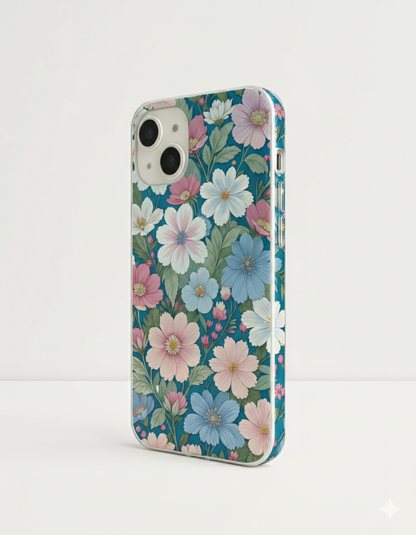 Teal Blossom Garden Case