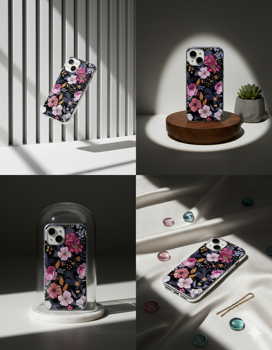 Midnight Bloom Garden Case