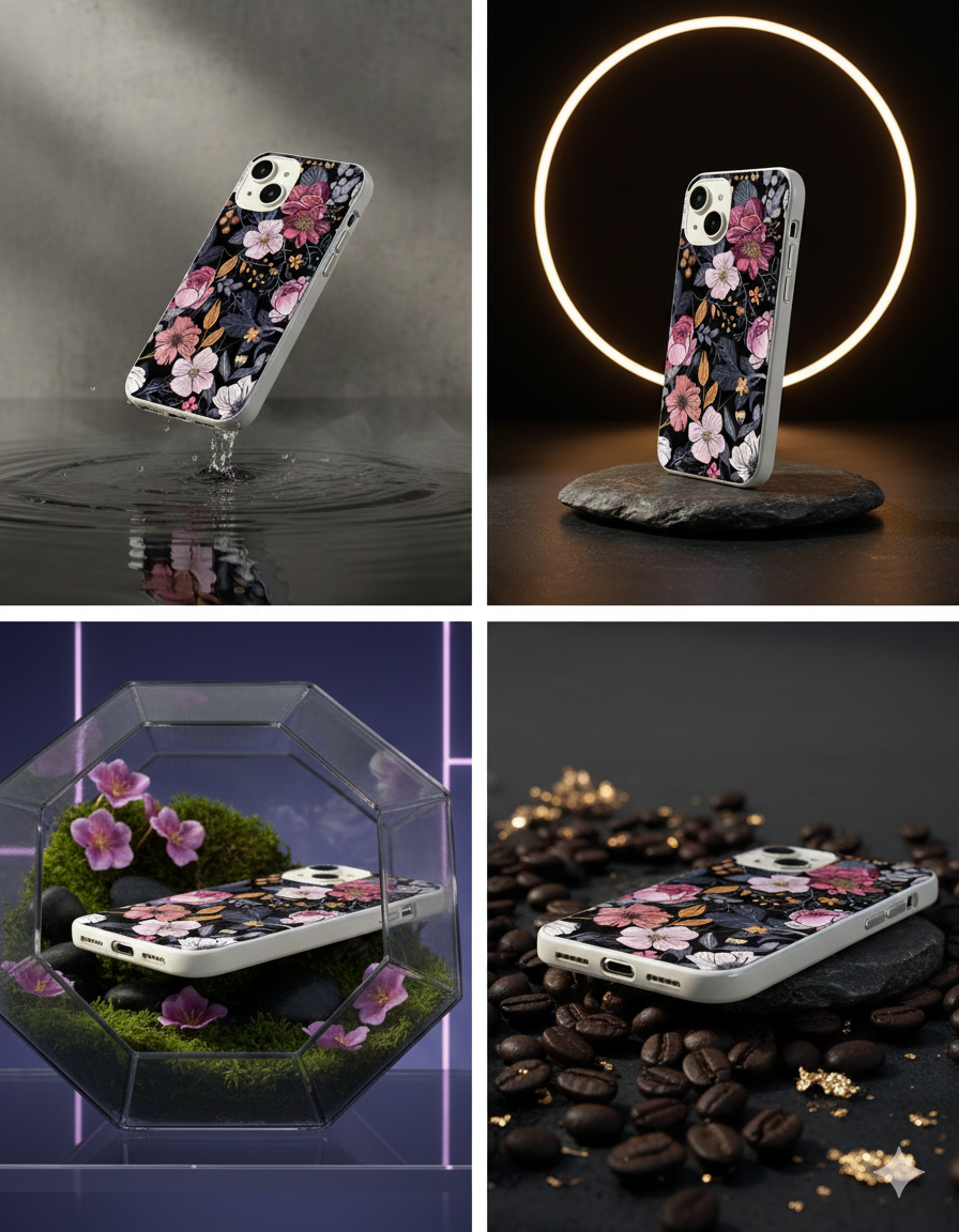 Midnight Bloom Garden Case