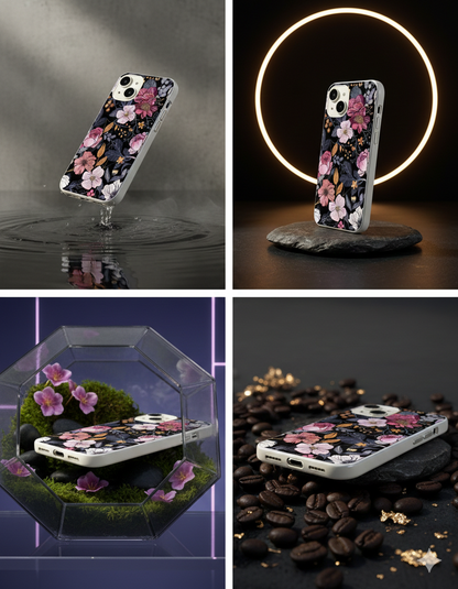 Midnight Bloom Garden Case