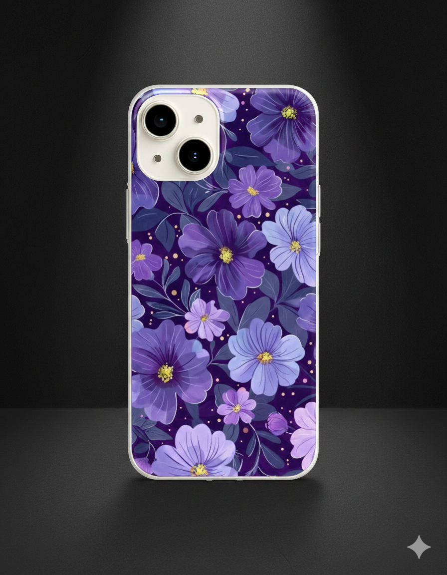 Violet Dusk Floral Case