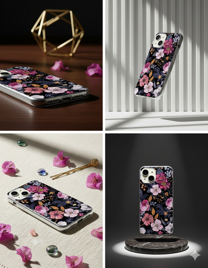 Midnight Bloom Garden Case