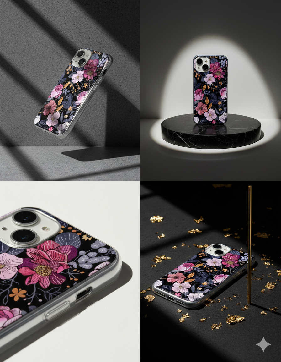 Midnight Bloom Garden Case