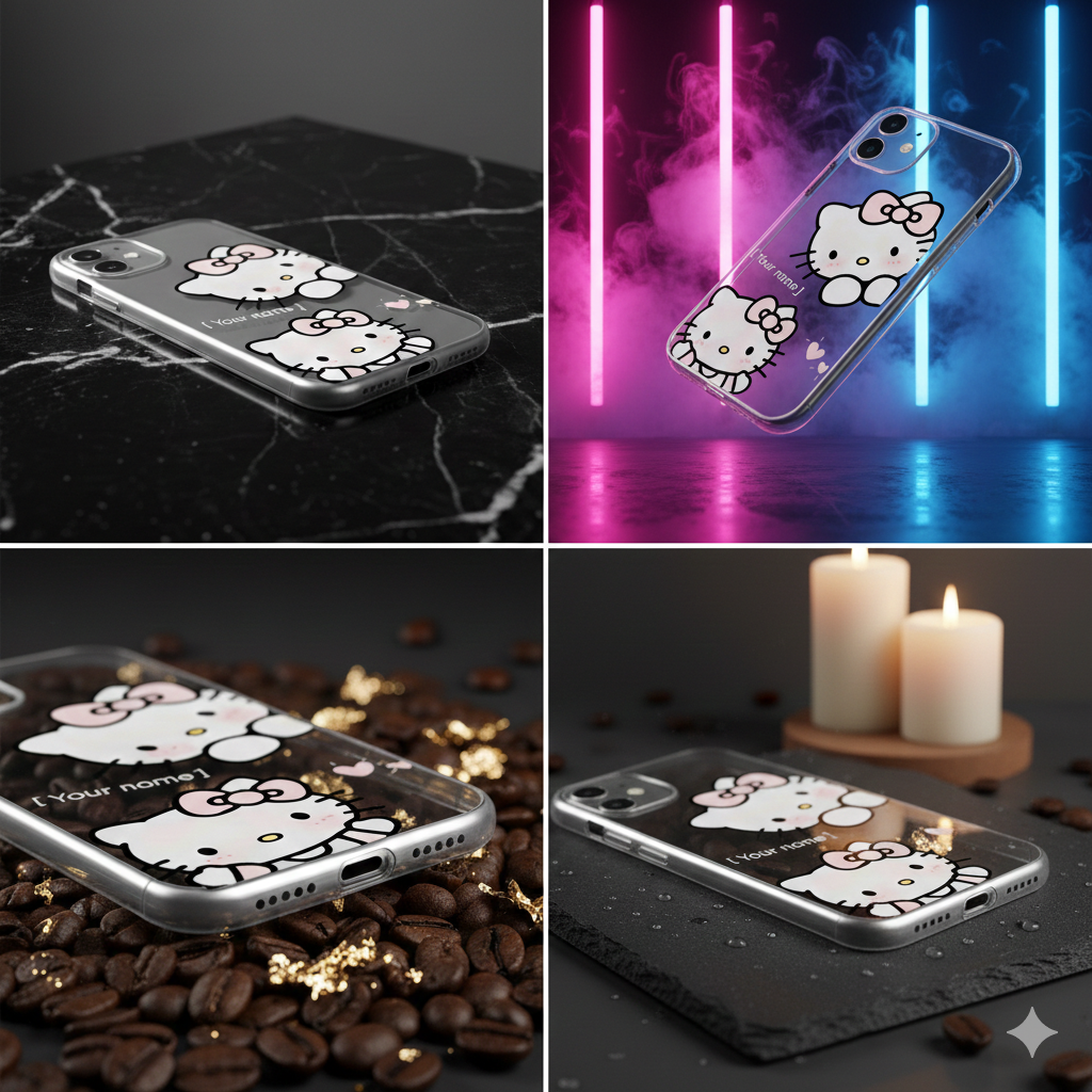 Hello Kitty Transparent Case