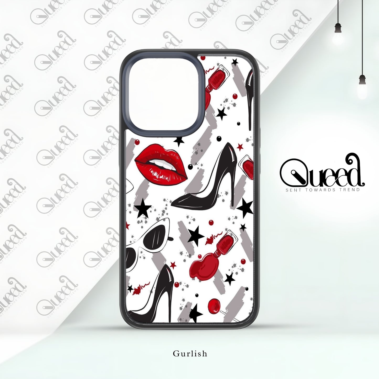 Chic Noir Glam Phone Case