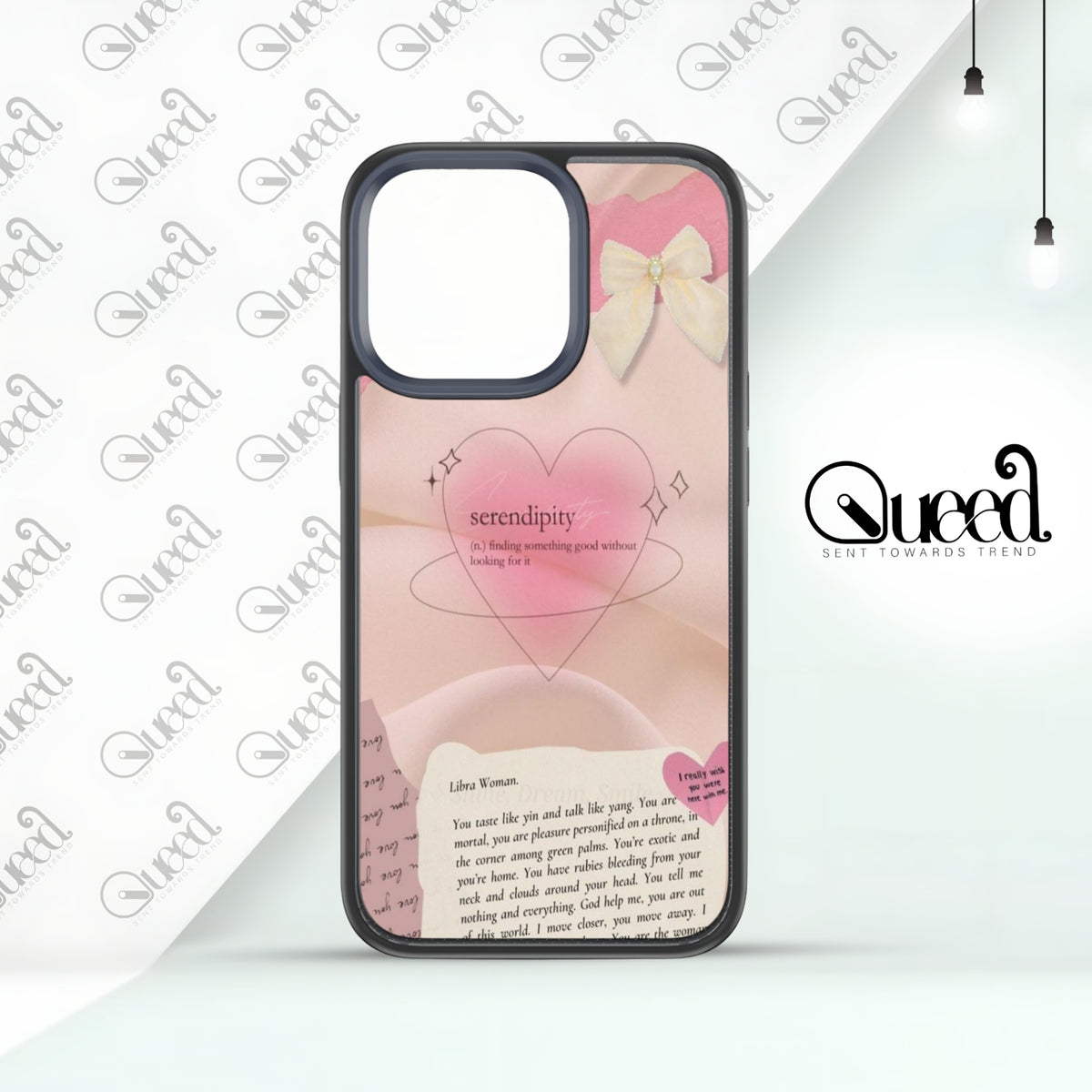 Ethereal Love Luxe Case, product image 1, printed phone case design by QUEED