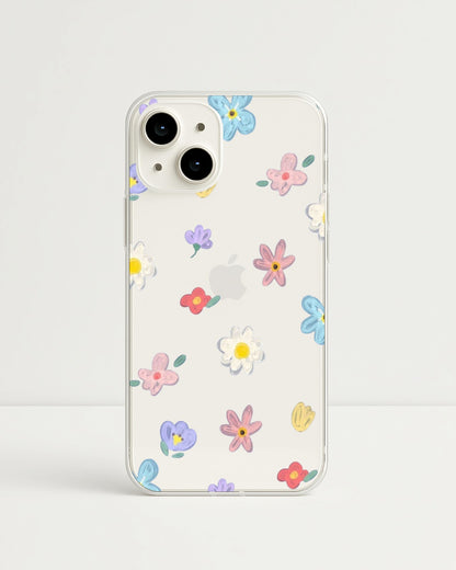 Vibrant Bloom Doodles Case