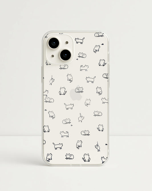 Purrfectly Playful - Transparent Case