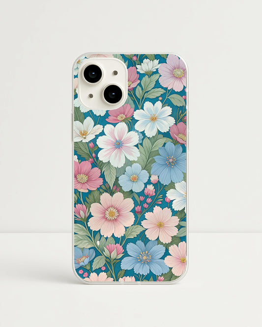 Teal Blossom Garden Case