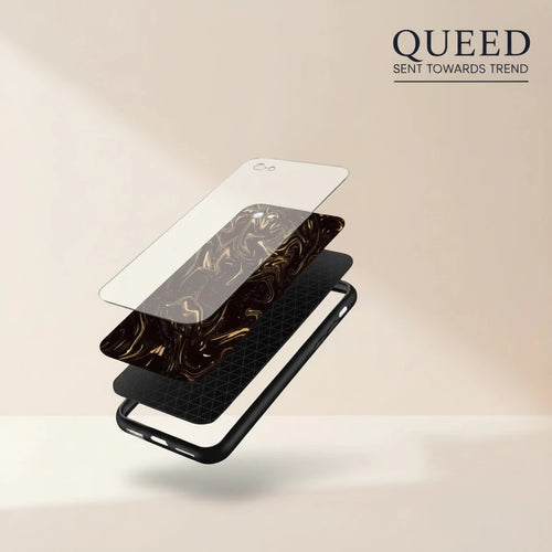 Blue Hearts Today Clear Case, product image 6, printed phone case design by QUEED