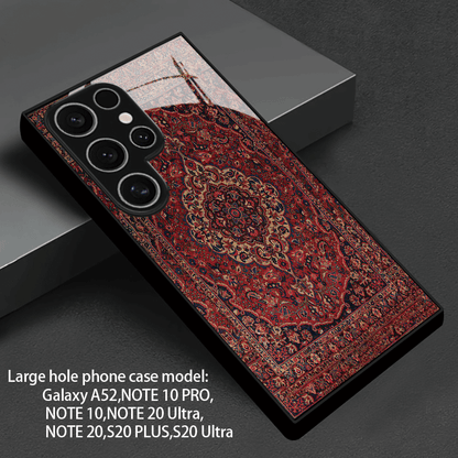 Premium Persian Carpet Designer Tempered Glass Phone Case