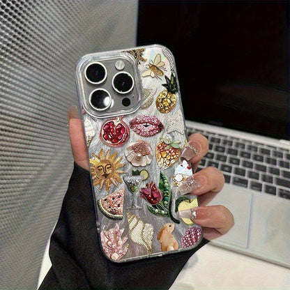 Luxury 3D Printed Designer Phone Case | Aesthetic Transparent Mobile Cover with Premium Art Design