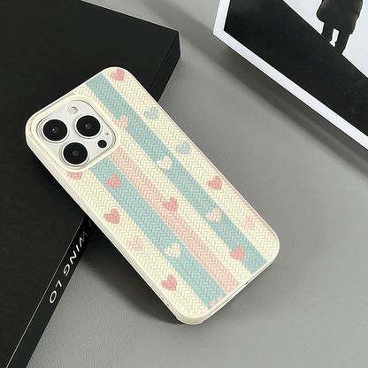 Pastel Knitted Pattern Phone Case