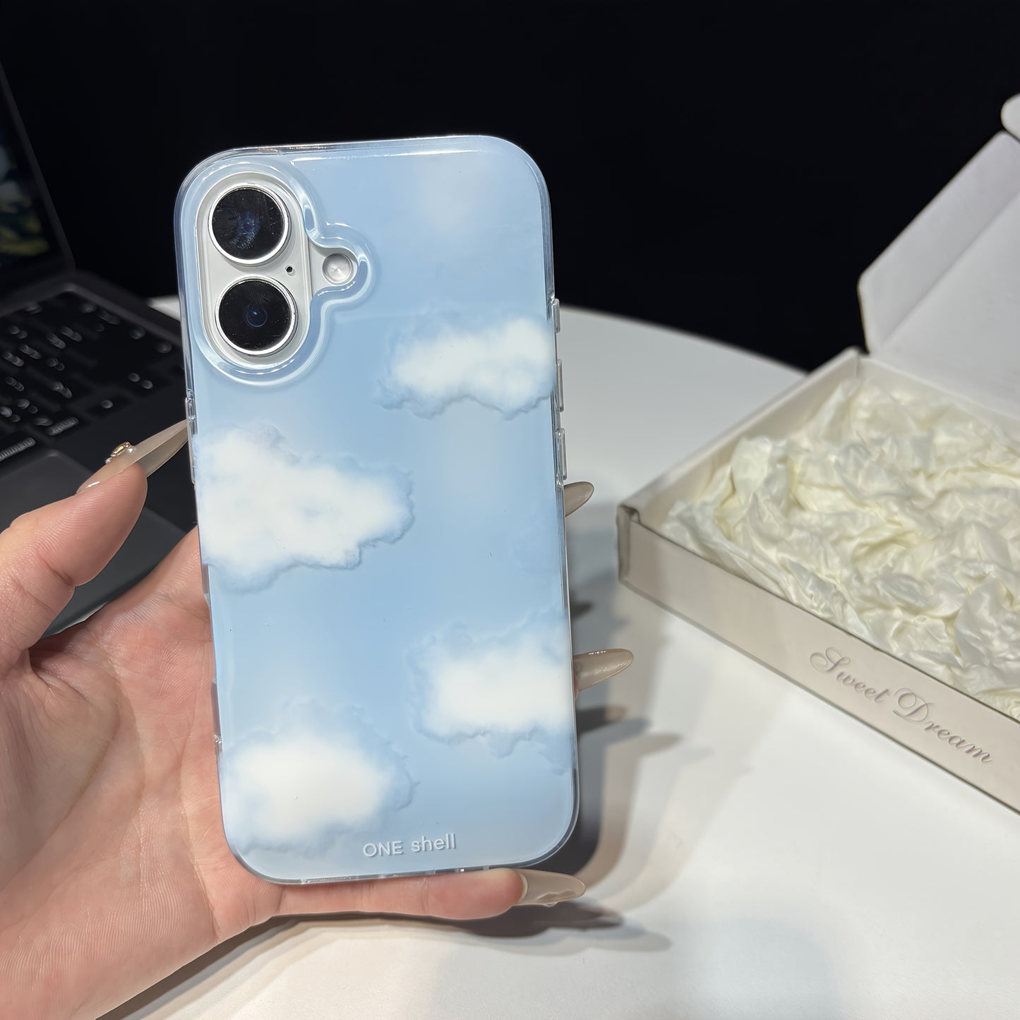 Aesthetic Transparent Protective Mobile Back Cover