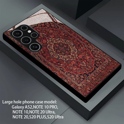 Premium Persian Carpet Designer Tempered Glass Phone Case