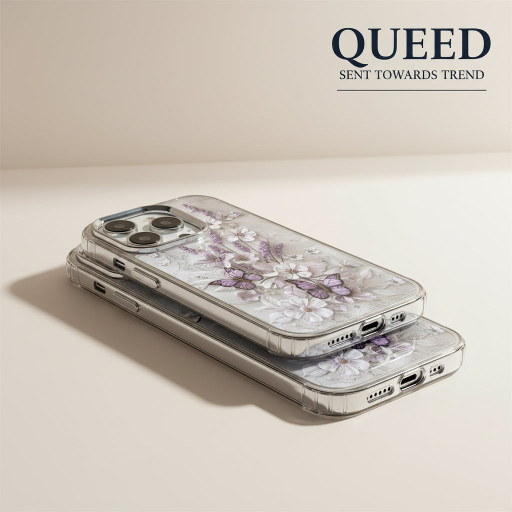 Lavender Butterfly Garden Phone Case